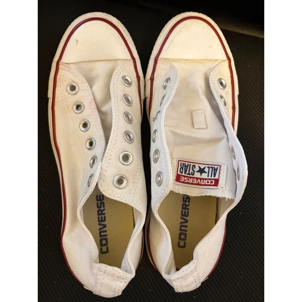 Converse All Star Low‎ Top Sneakers White Casual Shoes W7 M5